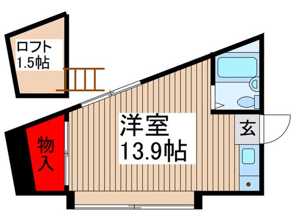 コーポヒル　久米の物件間取画像